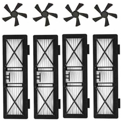 Kit de Remplacement de Filtre et de Brosse latérale Ultra Performance pour Neato Connected D3 D4 D5 D6 D7 Botvac série D75 D80 D80 et Botvac 70e 75 80 85 Robotique (1/3)