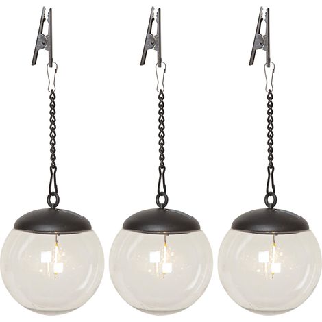 Star Trading Globe suspension solaire lot de 3
