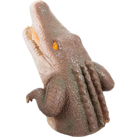 coration de Bassin T te Crocodile Flottante R aliste (1/5)