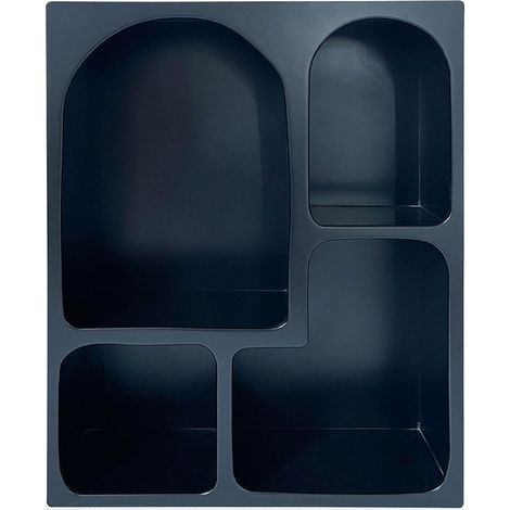 Étagère 4 Niches Arche "Kathrine" 80cm Noir (1/5)