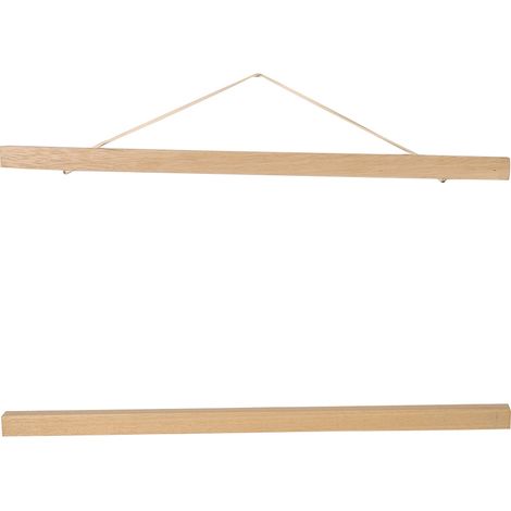 Cadre photo magnétique moderne en bois, support pour affiche à monter soi-même, œuvre d'art, bois blanc, 40 cm (1/4)
