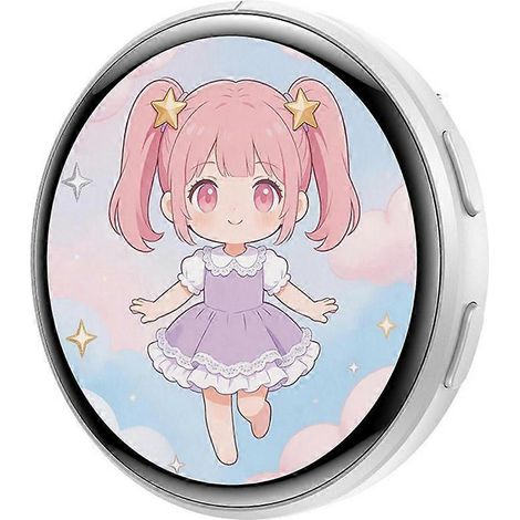 Badge interactif anime de 1,5 pouce avec audio et vidéo, écran IPS 240 x 240 (1/5)