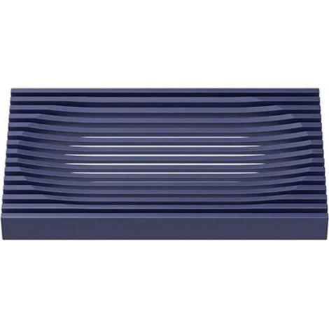 Non-slip silicone soap dish, creative organizer for bathroom, shower, kitchen, countertop, sink (1/4)