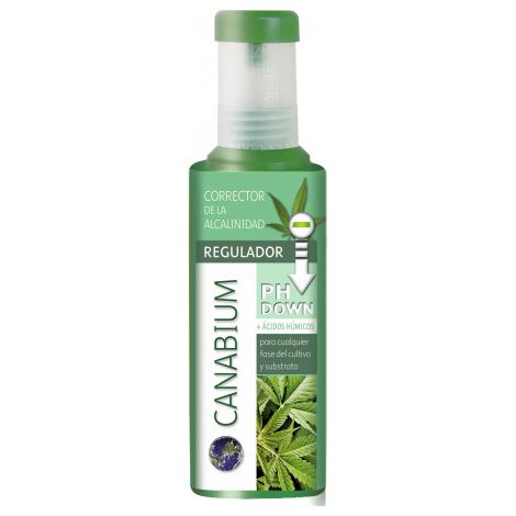 FLOWER CANABIUM Abono Regulador PH DOWN- Envase 500 ml