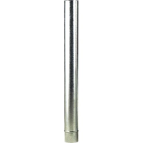 wolfpack tubo estufa acero galvanizado ø 100 mm, ideal estufas de leña, chimenea, alta resistencia, conducto humos