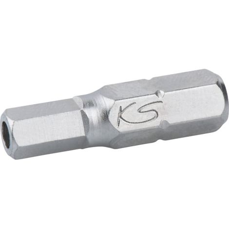 1/4" Embouts de vissage 6 pans percé, 25mm, 5mm