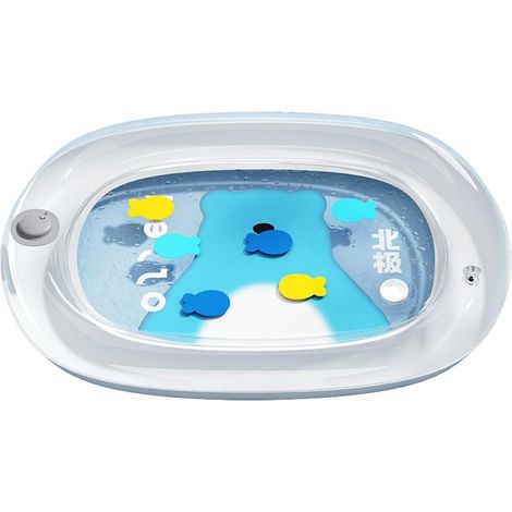 Alfombrilla refrescante para gatos - Gruesa, lavable, inflable Alfombrilla refrescante de verano para mascotas Para clima cálido, interior/exterior, coche, viajes, hogar, balcón, patio, playa (1/5)