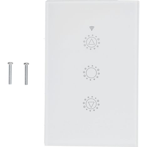 Interrupteur intelligent WiFi pour rideaux, variateur avec télécommande Tuya, minuterie, standard US 95-250V (1/5)