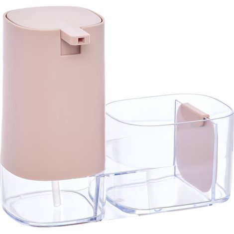 Distributeur de savon poly rectangulaire 540ml rose - 5five (1/2)