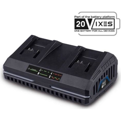 chargeur double 4.5A 20V - batterie universelle pour la gamme SCHEPPACH 20V IXES (1/4)