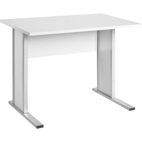 Schreibtisch Anstelltisch TYP4000 lichtgrau, Breite 90cm (1/5)