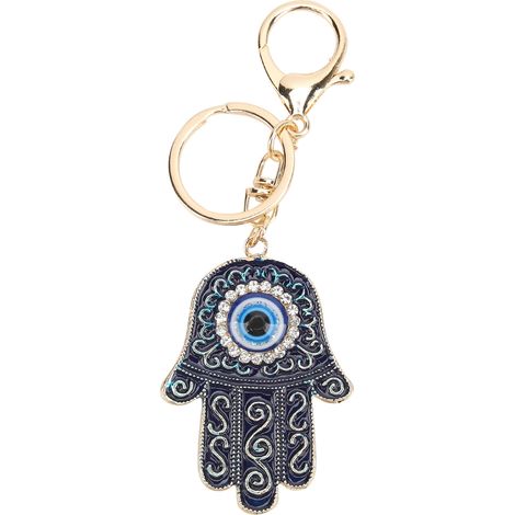Evil Eye Keychain Durable Protection Charm Good Luck Keychain for Handbag Hooks Home Decoration (1/5)