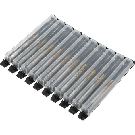 10 forets taraudés HSS revêtus de titane, filetage JIS métrique M1,8 x 0,35 H2 pour machine de réparation de vélos (1/5)