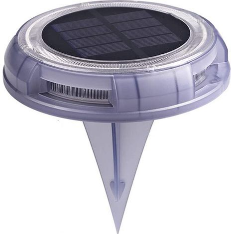 LED Lampe Solaire Exterieur, Lumiere LED Exterieur Solaire et Auto On/Off Lampe de pont Solaire avec étanchéité IP68 pour Escalier passerelles, jardins, patios (Chaud-blanc lot de 4) (1/5)
