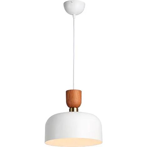 ALPINALUZ  Lámpara Colgante de Techo Moderna Nórdica Madera"BILBAO"-E27 (1/5)