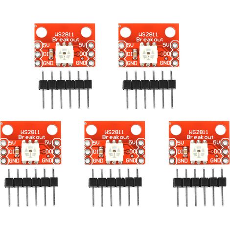 Carte de dérivation LED RGB 5050 WS2812 (5 pièces) (1/5)