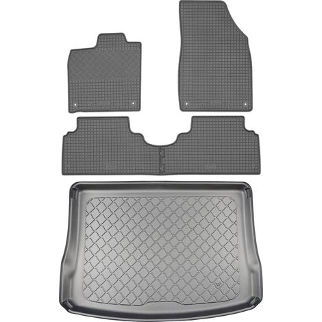 Volkswagen ID.3 Schrägheck (5-Türer) ab 11/2019 SET - Gummifußmatten + Kofferraummatte (1/5)