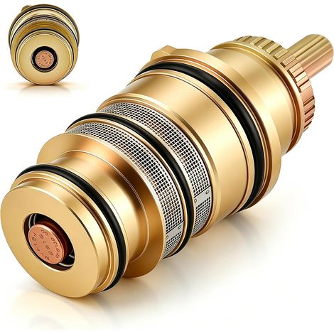 98282000 Unité de régulation de température en laiton Cartouche de douche thermostatique en laiton 3/4" Valve de rechange (1/5)
