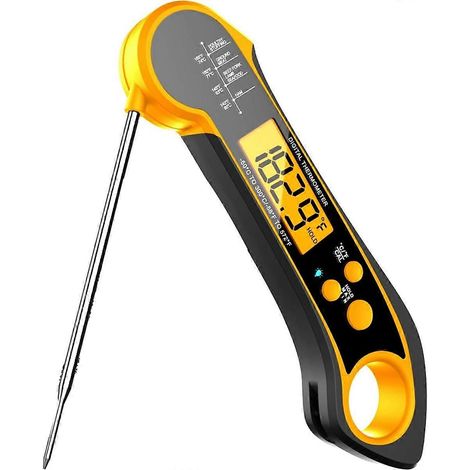 Thermomètre numérique à viande, thermomètre alimentaire à lecture instantanée pour barbecue, liquides, bœuf, dinde et cuisson (1/5)