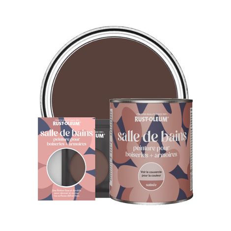 Peinture pour Boiseries & Armoires de Salle de Bains, Finition Satinée - Valentina (1/2)