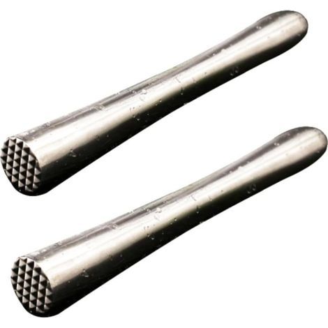 Pilon professionnel en acier inoxydable pour boissons, muddler, bar, cocktail, muddler, fruits, mélangeur de barbe, outils 22,5 cm (1/5)