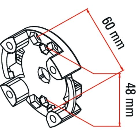 Faac – Support standard TM2 max 20Nm – Compatible moteurs tubulaires – Solution robuste pour motorisation de portail – Accessoire technique - MAX 20 NM NEW