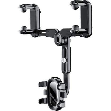 Support de téléphone de rétroviseur de voiture 360 Support de navigation rotatif pour auto (1/5)