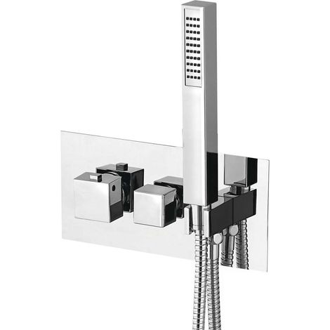 Sapho Latus - Thermostatische Unterputzbatterie, für 3 Verbraucher, mit Grundkörper, mit Zubehör, Chrom 1102-45 (1/5)