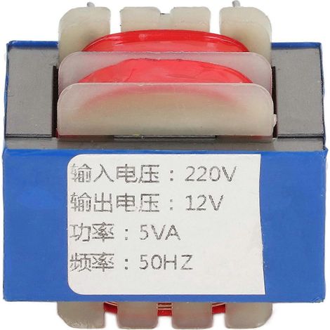 Trenntransformator, 5-polig, 5 W, 220 V Eingang, 12 V Ausgang, Spannungswandler für Netzteile