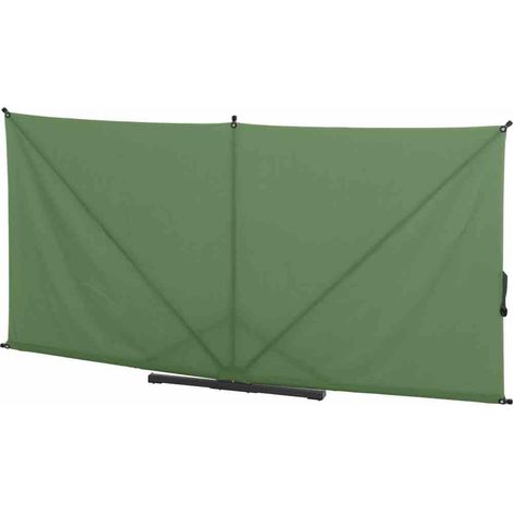 Sichtschutz Ben olive Stahl anthrazit/Polyester olive (1/4)