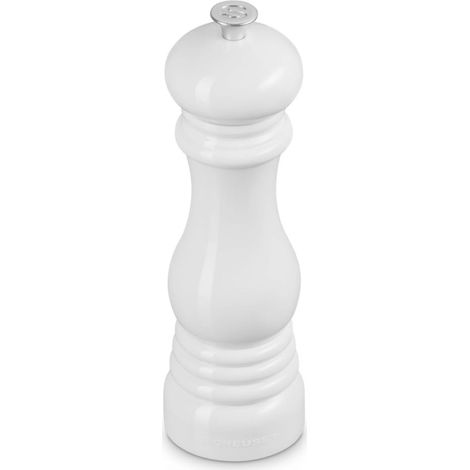 Moulin à Sel Classique Réglable, Plastique ABS Résistant aux Éclats, Anticorrosion, 21 cm, Blanc, 96002000010000 (1/5)