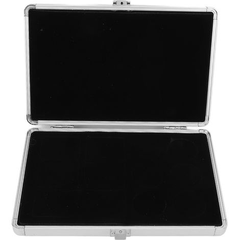 Écrin en alliage d'aluminium pour amplificateur auditif - Boîtier de présentation vitrine pour clinique et boutique d'appareils auditifs (1/5)