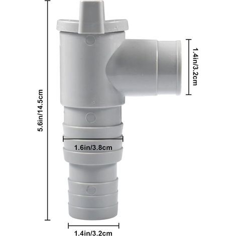 Vanne d'arrêt de piscine 2 pièces , vanne d'arrêt de 32 mm , robinet de piscine de 32 mm avec 6 colliers de serrage , pièces de piscine à piston , accessoires d'entretien de piscine (1/3)