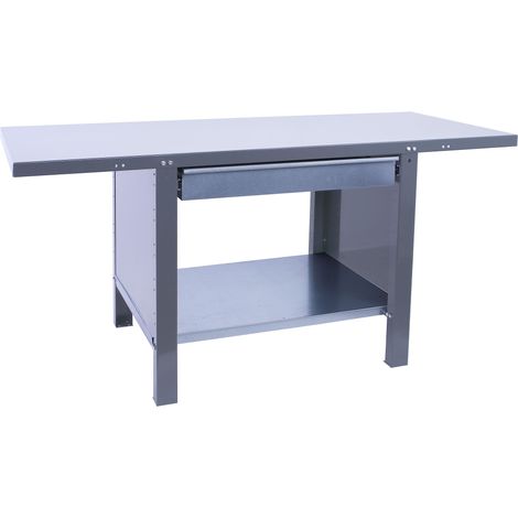 Simonrack BT6 Pro 1Box établi métal gris robuste (1/3)