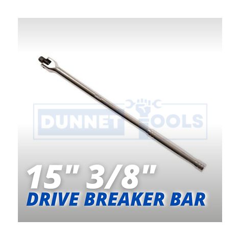 HEAVY DUTY 15 3/8 DRIVE FLEXI HEAD KNUCKLE BREAKER BAR RATCHET 380MM KDPSS149 (1/5)