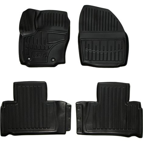 Alfombrillas para Ford S-Max I 2006-2010 (antes del rediseño), con clips ovalados. (1/5)