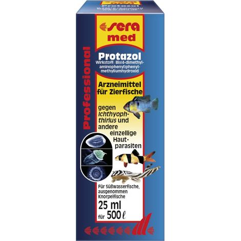 Sera med Arzneimittel für Süßwasserfische Professional Protazol 25 ml Heilmittel