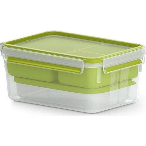 Emsa ClipeGo Contenitore Salvafreschezza Verde 2.3 Litri