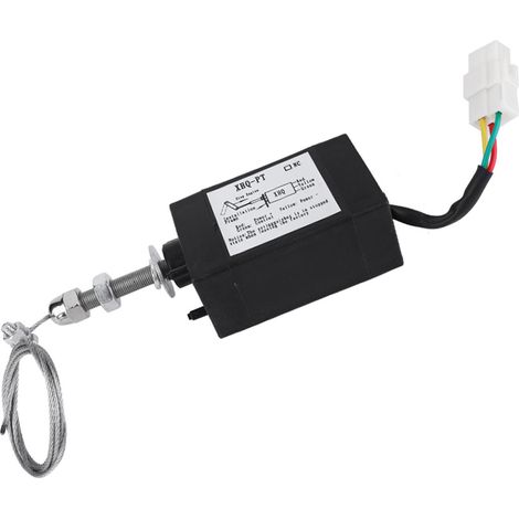 Dispositif d'arrêt moteur diesel CC 12/24 V, électrovanne d'arrêt moteur (12 V) (1/5)