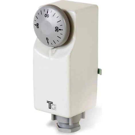 Fantini Cosmi - Termostato Regolazione Esterna Contatto 0÷90°C In Custodia (1/2)