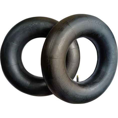 Lot de 2 chambres à air 16×6.50-8 avec valve à bouche droite, 16×6.50-8 pour tondeuse à gazon, brouette, remorque de jardin, karts, chariot de plage, presse à herbe, micro-motoculteur, (1/5)