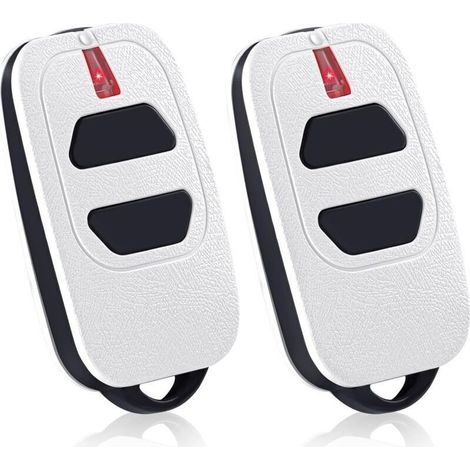 Télécommande de porte 433,92 MHz compatible avec les télécommandes de porte de garage DEA GTI2/4, GT2/4, Mio TR2/4 et Mio TR2N/4N, lot de 2 (1/4)