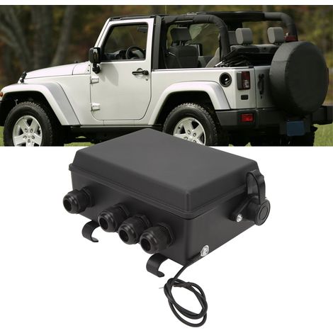 Le boîtier de commande de relais électromagnétique du treuil convient aux treuils électriques VTT/UTV 12V de 8000 à 17000 lb. (1/5)