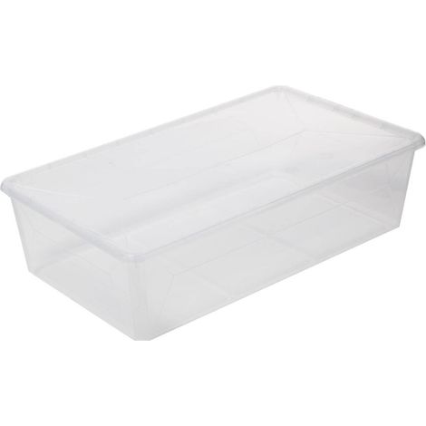 Scatola di plastica trasparente simply+ 43l  - 5five