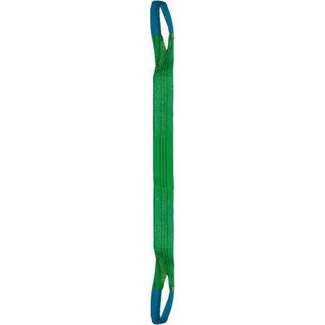 Levac – Elingue sangle double 60mm – Longueur 2m – Charge maximale 2000kg – Boucles renforcées pour hydrocarbures