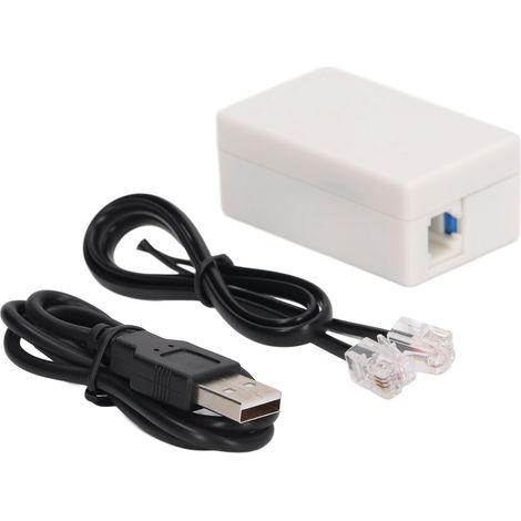 Enregistreur d'appels téléphoniques avec interface RJ11 pour bureau à domicile (1/5)