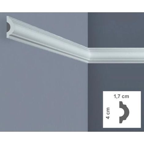 CORNICE SOFFITTO POLISTIRENE MM 17X40 2MT "I 745 BOVELACCI"