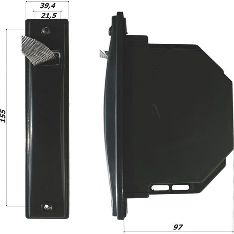 AVVOLGITORE SEMINCASSO COMPLETO Cintino mm. 20 mt. 5,5 (interasse fori mm. 155)
