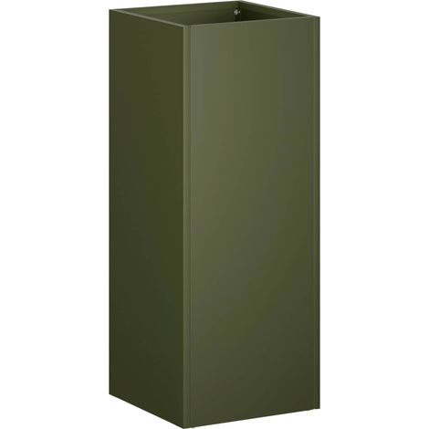 Maison Exclusive - Garten-Pflanzgefäß Olivgrün 20 x 20 x 40 cm Ka (1/5)