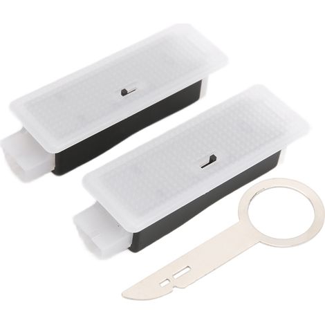 Lot de 2 éclairages LED portière voiture, rampe d'ambiance 3 couleurs, mat, remplacement pour Série 1 12-19 (1/5)
